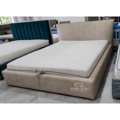 Ліжко "AСПЕН" з підйомним механізмом   (спальне місце 160х200) (тк. Hilton 05)